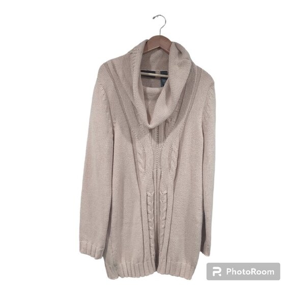 Blush Pink Knit Sweater Dress Size XL - Picture 3 of 4